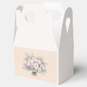 美パーソナライズされたしい花束好き箱 | ウェディング フェイバーボックス (オープン)