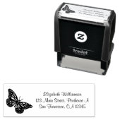 美パーソナライズされたしい蝶のスタンプ セルフインキングスタンプ (インサイチュ)