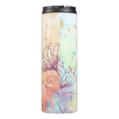 美パーソナライズされた的背景 タンブラー (裏面)