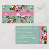 美ビクトリアン徳クアトロ 名刺 (正面/裏面)