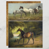 美ビクトリアン時代の二図 (正面/裏面)