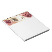 美ビクトリアン絵画フローラ ノートパッド (アングル)