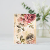 美ビクトリアン絵画フローラ ポストカード (スタンド正面)