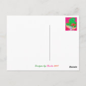 美ポップ・アートの術婦人 ポストカード (裏面)