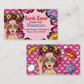 美ポップ・アートの術家 名刺 (正面/裏面)