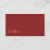 美ミニマルしいシンプル名刺 名刺 (正面)