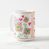 美モダンしいおもしろい コーヒーマグカップ (正面左)