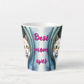 美モダンしいかわいい水彩猫コレクション カフェラテマグ (正面)