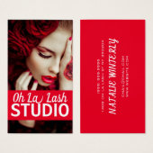 美モダンしいラッシュエクステンションサロン (正面&裏面)