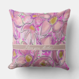 美モダンしい母の日の投げパイをパーソナライズ クッション
