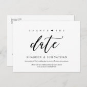 美モダン観、日付の変更、パーティー延期 ポストカード (正面/裏面)