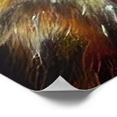 美ランニングしい馬の絵画ポスター ポスター (角)