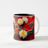 美中国のしいドラゴン2024年2月2日 ツートーンマグカップ (正面右)