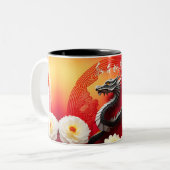 美中国のしいドラゴン2024年2月 ツートーンマグカップ (正面左)