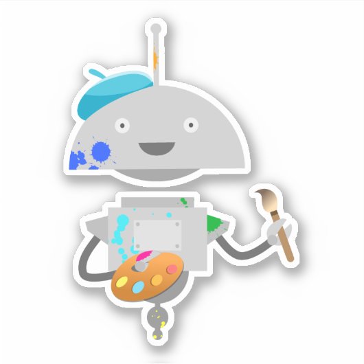 美亜の画家 シール (正面)