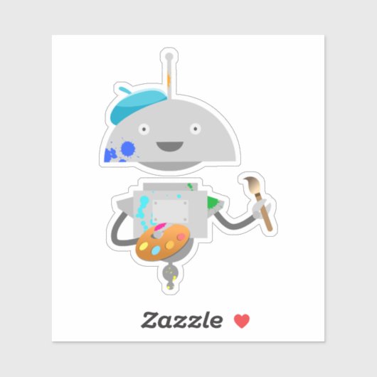 美亜の画家 シール (シート)