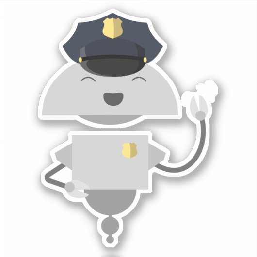 美亜の警察官 シール (正面)