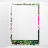 美人に例えられる花々 [花] 三つ折りクリスマスカード (内部中)