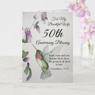 美人妻50周年記念賛美会 カード