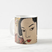 美人画・アバンギャルド江戸絵巻 コーヒーマグカップ (正面左)