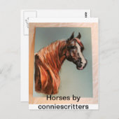 美人馬 ポストカード (正面/裏面)
