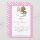 美人魚のさわやかな海の世界 招待状 (正面/裏面)