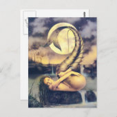 美人魚ファンタジーアート ポストカード (正面/裏面)