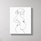 美人 キャンバスプリント (正面)