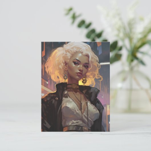 美人 ポストカード (スタンド正面)