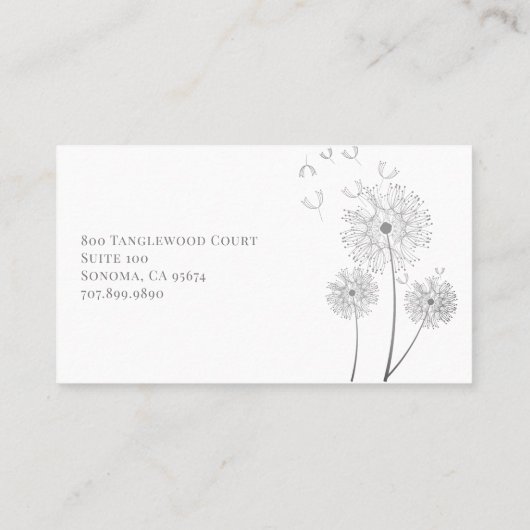 美仁和図解入りの、写真付きの院風吹花 名刺 (裏面)