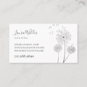 美仁和図解入りの、写真付きの院風吹花 名刺 (正面)