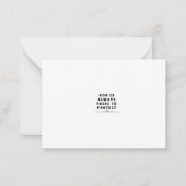 美化おもしろい ノートカード (裏面)