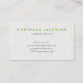 美化及びデザインのモダン 名刺 (裏面)