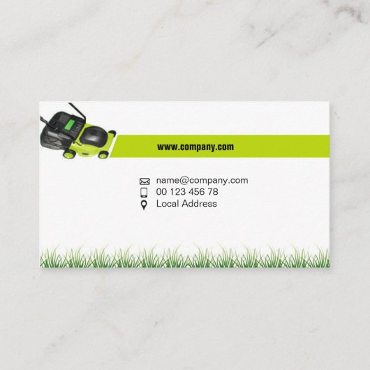 美化及び刈る名刺 名刺 (裏面)