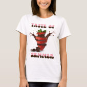 美味しいイチゴとチョコレート Tシャツ (正面)
