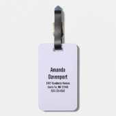 美味しいカラフルマカロン ラゲッジタグ (裏面縦)