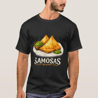 美味しいサモサのイラスト Tシャツ