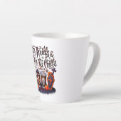 美味しいチョイス用ハロウィン不気味コーヒー! カフェラテマグ (右アングル)