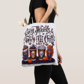 美味しいチョイス用ハロウィン不気味コーヒー！ トートバッグ (クローズアップ)