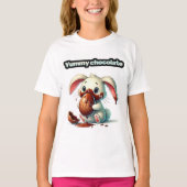 美味しいチョコレートのイースターエッグ Tシャツ (正面)