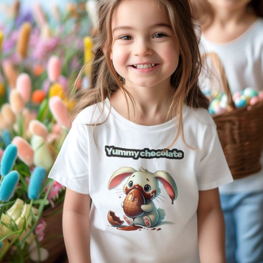 美味しいチョコレートのイースターエッグ Tシャツ