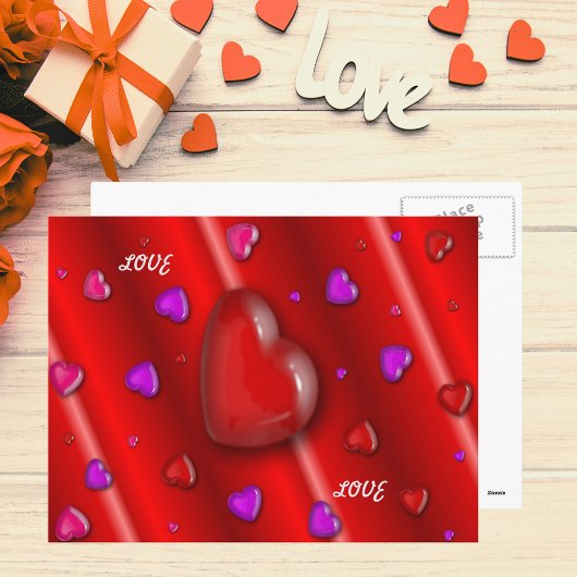 美味しいハートのポストカード ポストカード