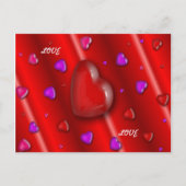 美味しいハートのポストカード ポストカード (正面)