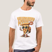 美味しいピザスライス Tシャツ (正面)