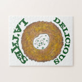 美味しいラッキーポテトパンケーキはぬかか料理 ジグソーパズル (横)