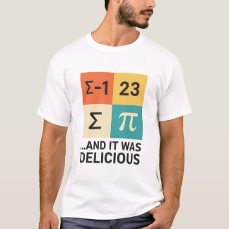 美味しい円周率の数学パンピー – 面白い円周率の日デ Tシャツ