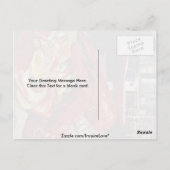 美味しい新鮮な大西洋ロブスターディナー ポストカード (裏面)