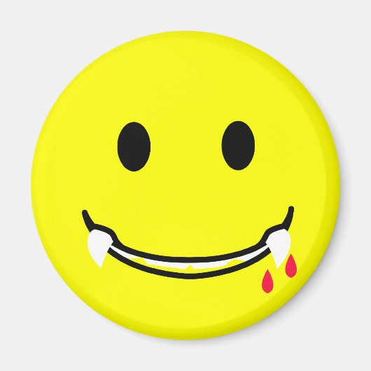 美味しい顔磁石 マグネット (正面)