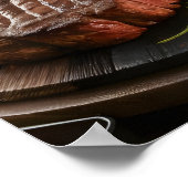 美味しい食べ物と飲み物 ポスター (角)