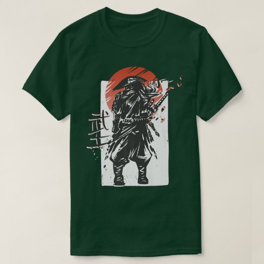美士日本の侍 Tシャツ (デザイン正面)